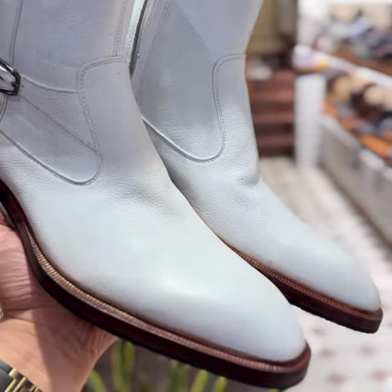 Men's Low Heel Ankle Boots