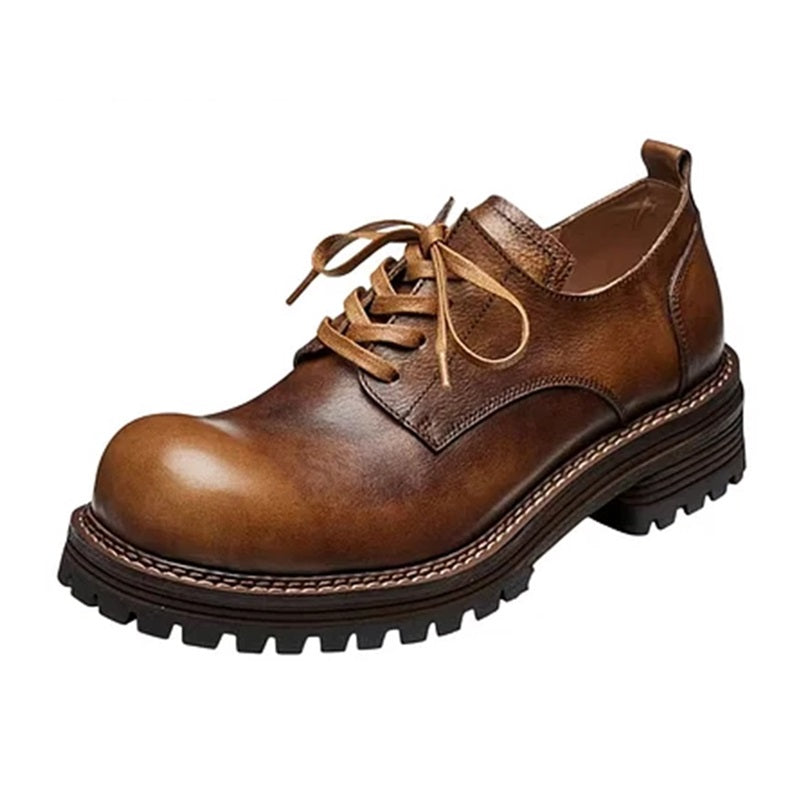 Handmade Retro Casual Derby Shoes