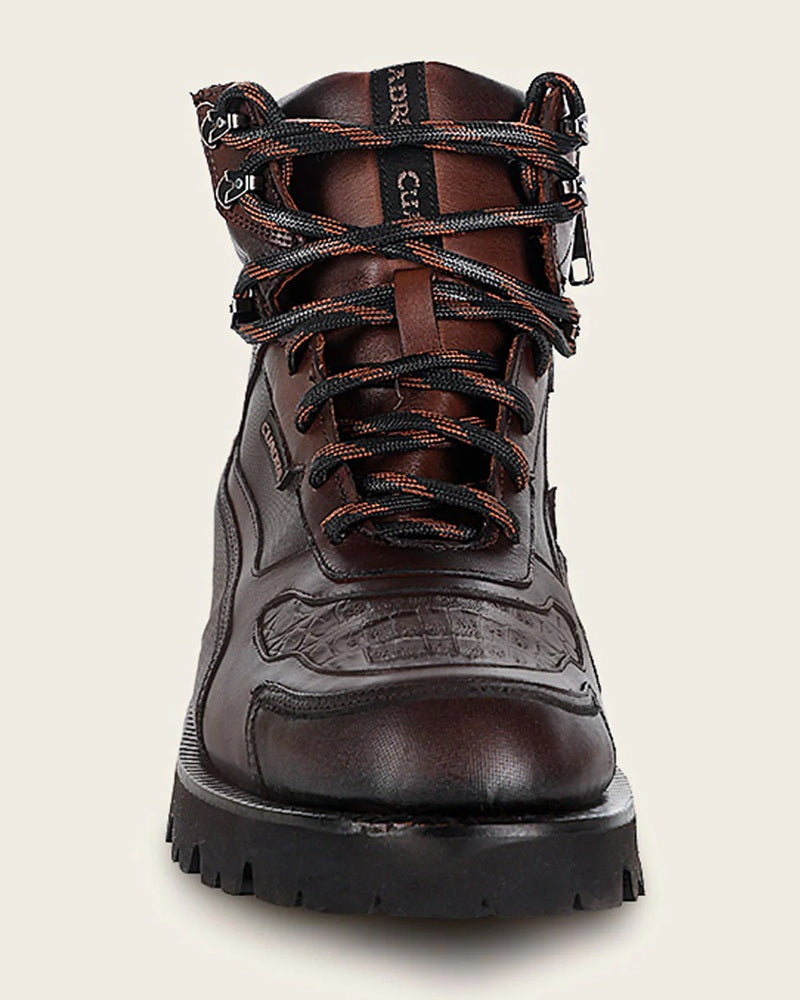 2025 Men's Urban Dark Brown Leather Boots
