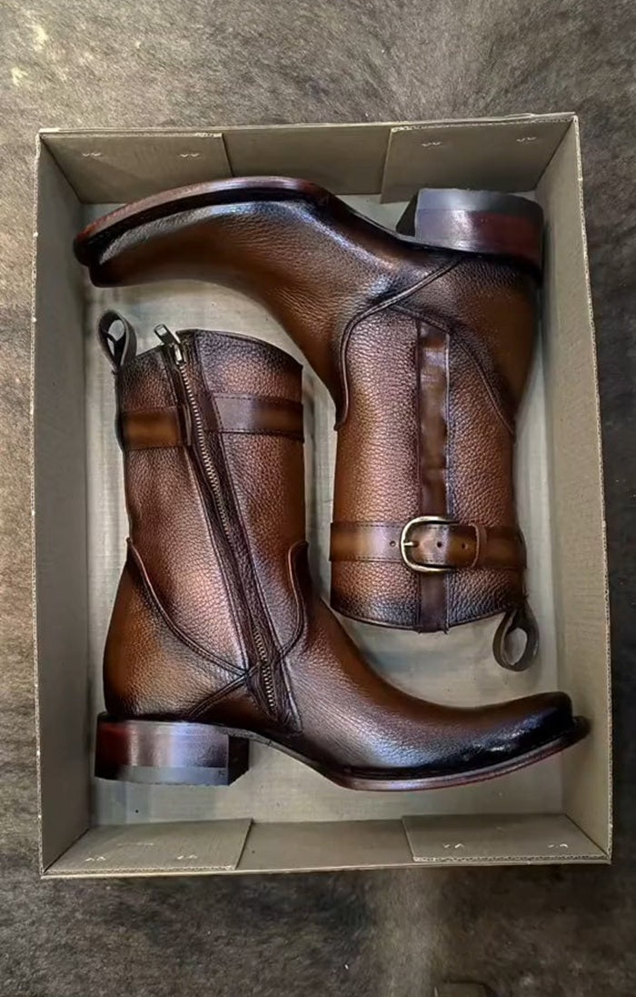 2025 Men's Purely Handcrafted Cowhide Boots