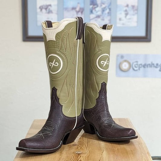 2025 Vintage Thick-Heel Embroidered Knights Boots