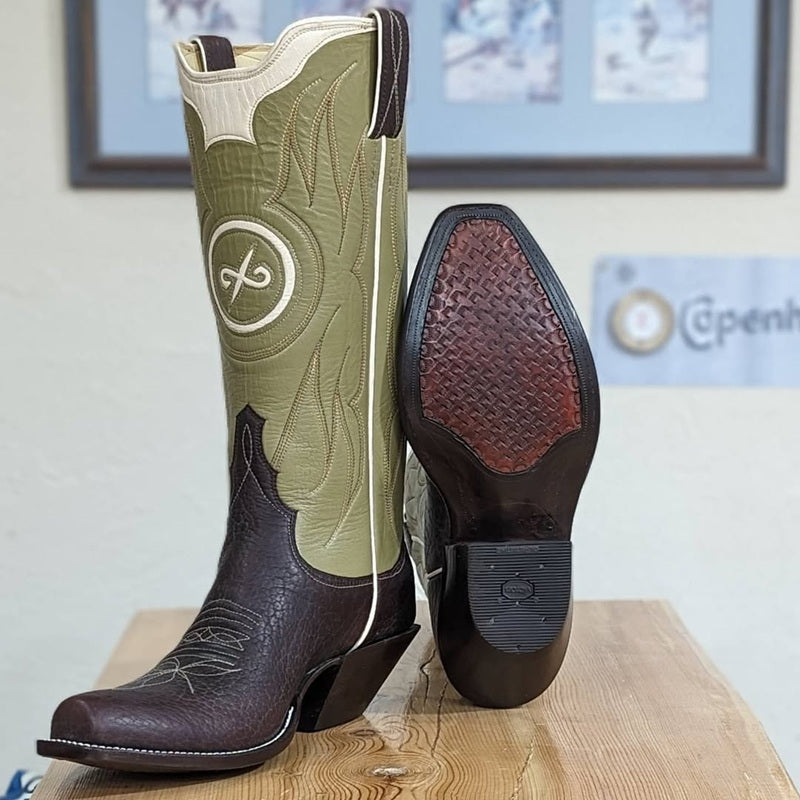 2025 Vintage Thick-Heel Embroidered Knights Boots