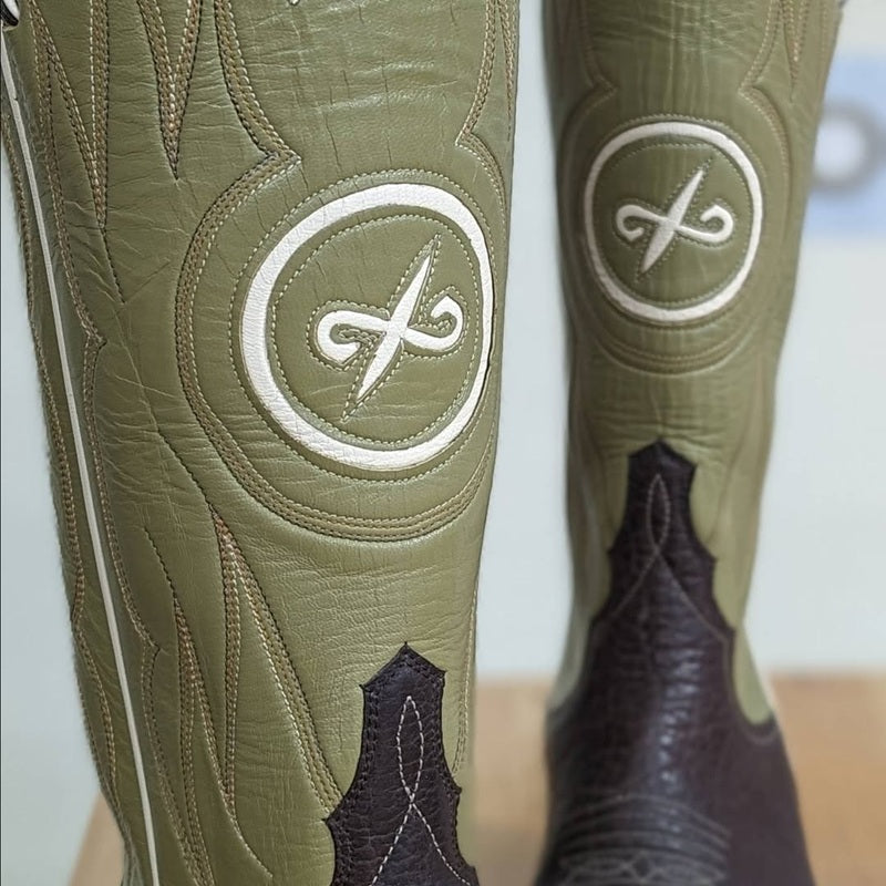 2025 Vintage Thick-Heel Embroidered Knights Boots