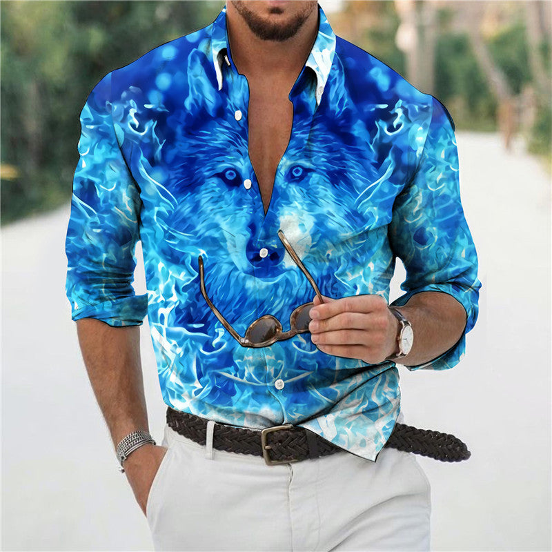 Blue Wolf Shirt