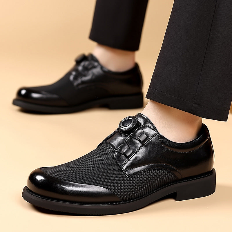 Men's Rotating Buckle Mesh Breathable Shoes