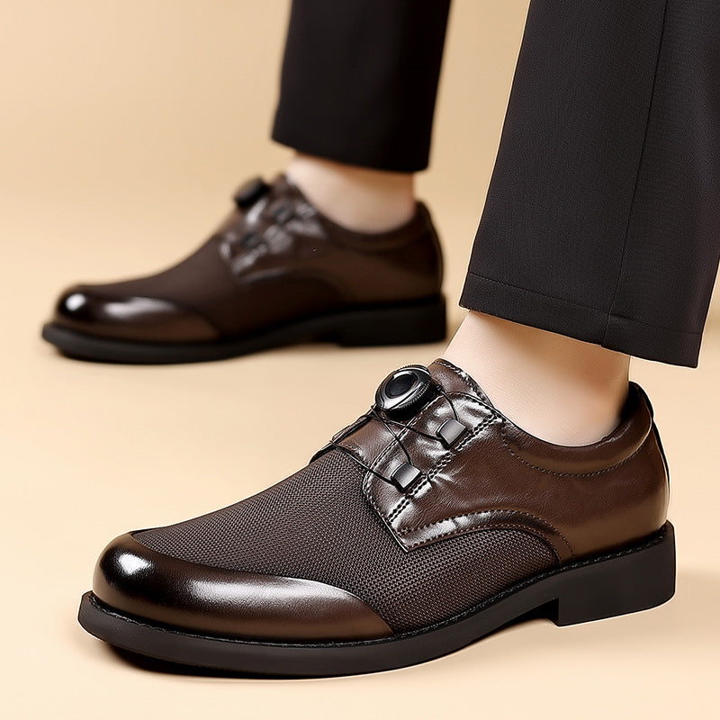 Men's Rotating Buckle Mesh Breathable Shoes
