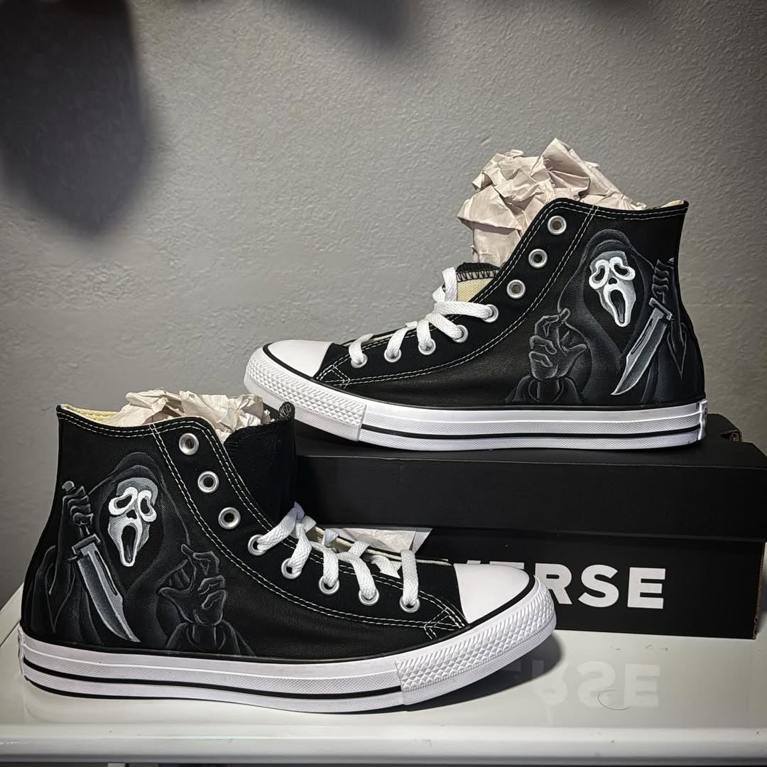 Scream Ghostface High-Top Sneakers