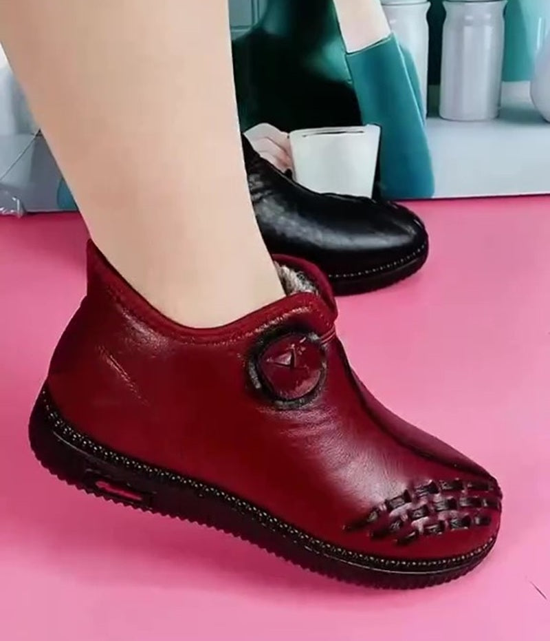 Women's Fleece-lined Warm Soft-soled Shoes