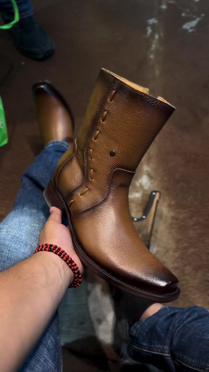 Original Handmade Cowhide Western Boots