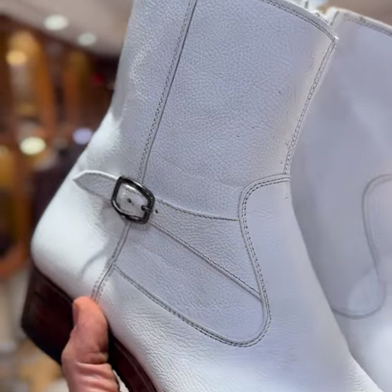 Men's Low Heel Ankle Boots