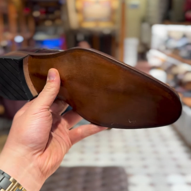 Men's Snake-toe Leather Shoes