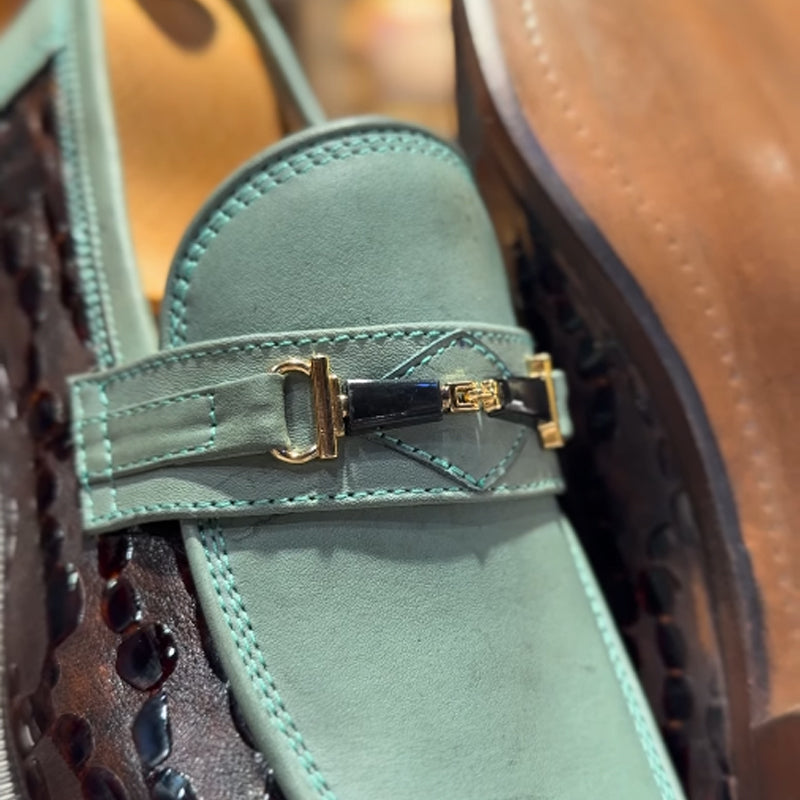 Men's Fashion Color Block Shoes