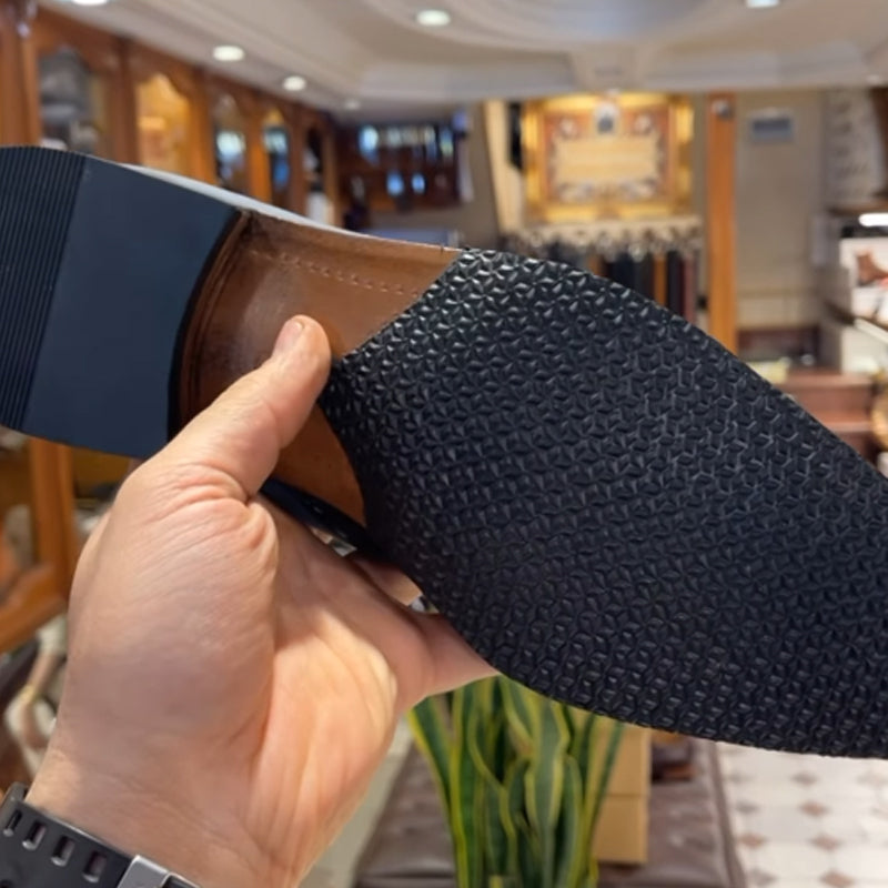 Men's Lace-Up Color Block Flat Martin Boots