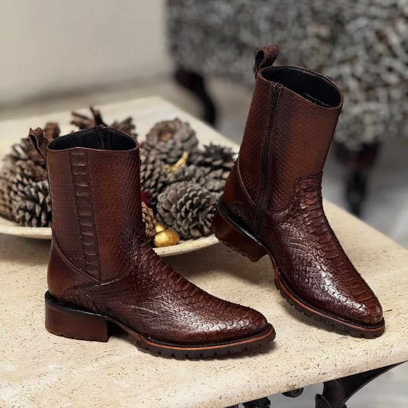 2024 Men's Fashion Crocodile Boots