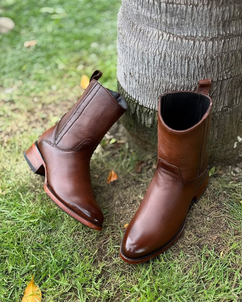 2025 Men's Handmade Cowhide Boots