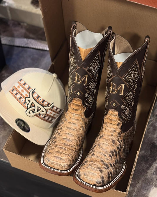 Men's Vintage Embroidered Knight Boots