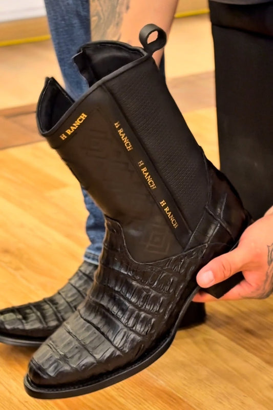 Men's Handmade Python Cowboy Boots