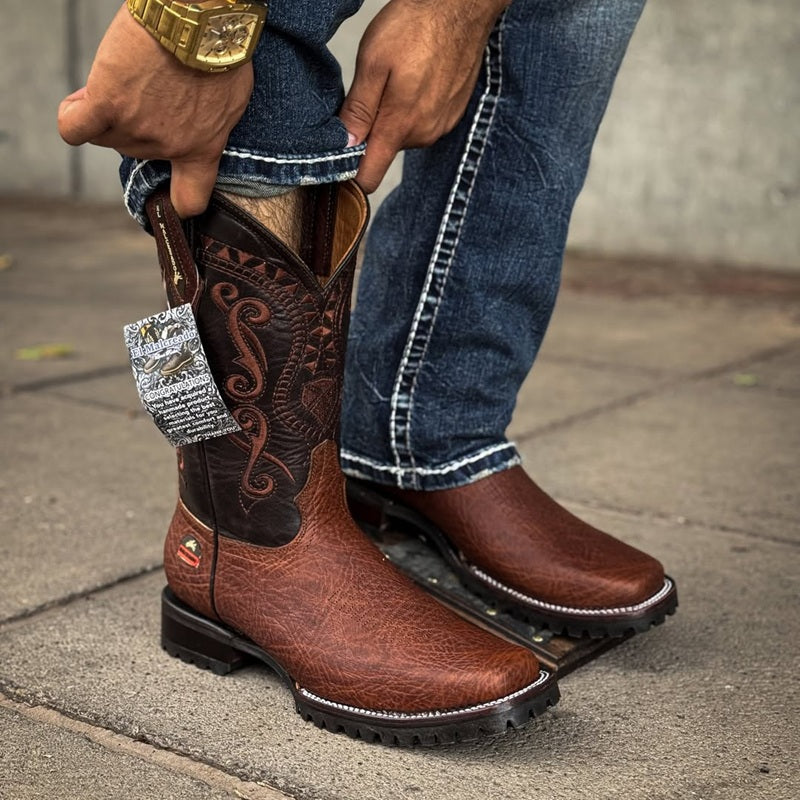 2025 Men's Vintage Embroidered Knight Boots
