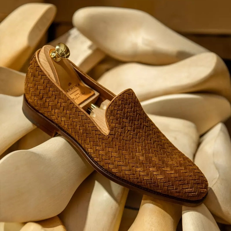 Men's Hand-woven Leather Shoes