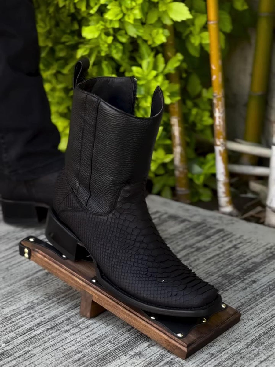 Italian Vintage Python Cowboy Boots(Buy 2 Free Shipping✔️)