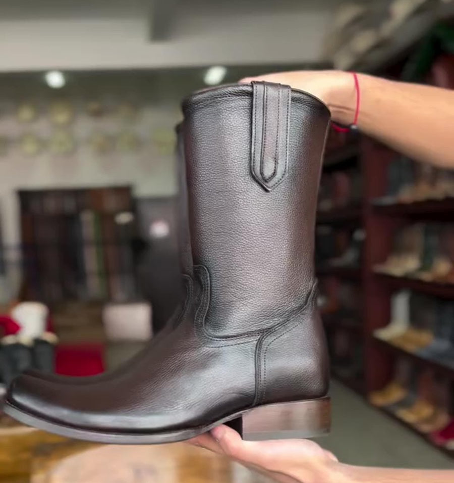 2024 Men's Leather Handmade Cowboy Boots