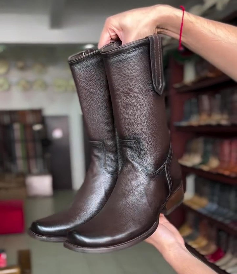 2024 Men's Leather Handmade Cowboy Boots