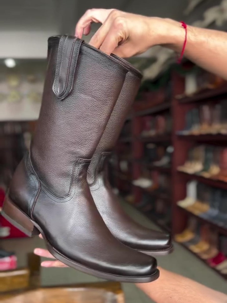 2024 Men's Leather Handmade Cowboy Boots