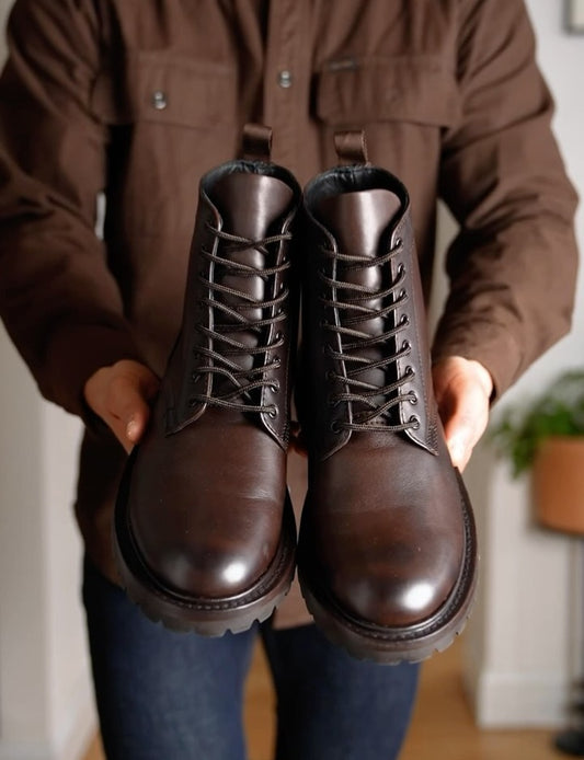 New Vintage British Handmade Cowboy Boots