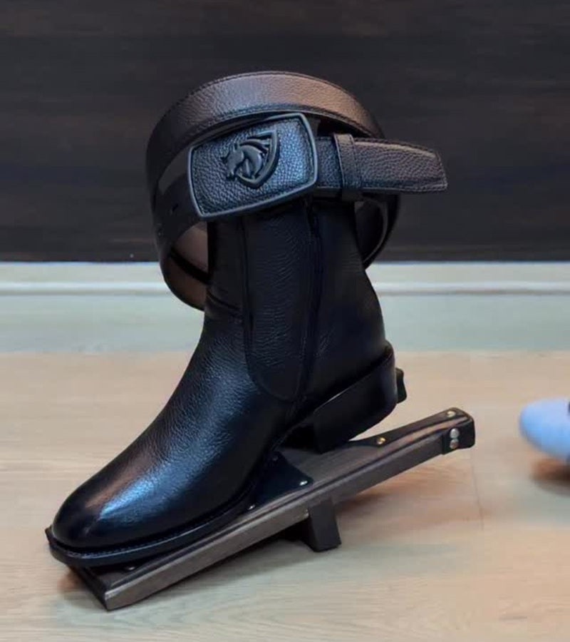 Giovanni Lorenzo Leather Ankle Boots