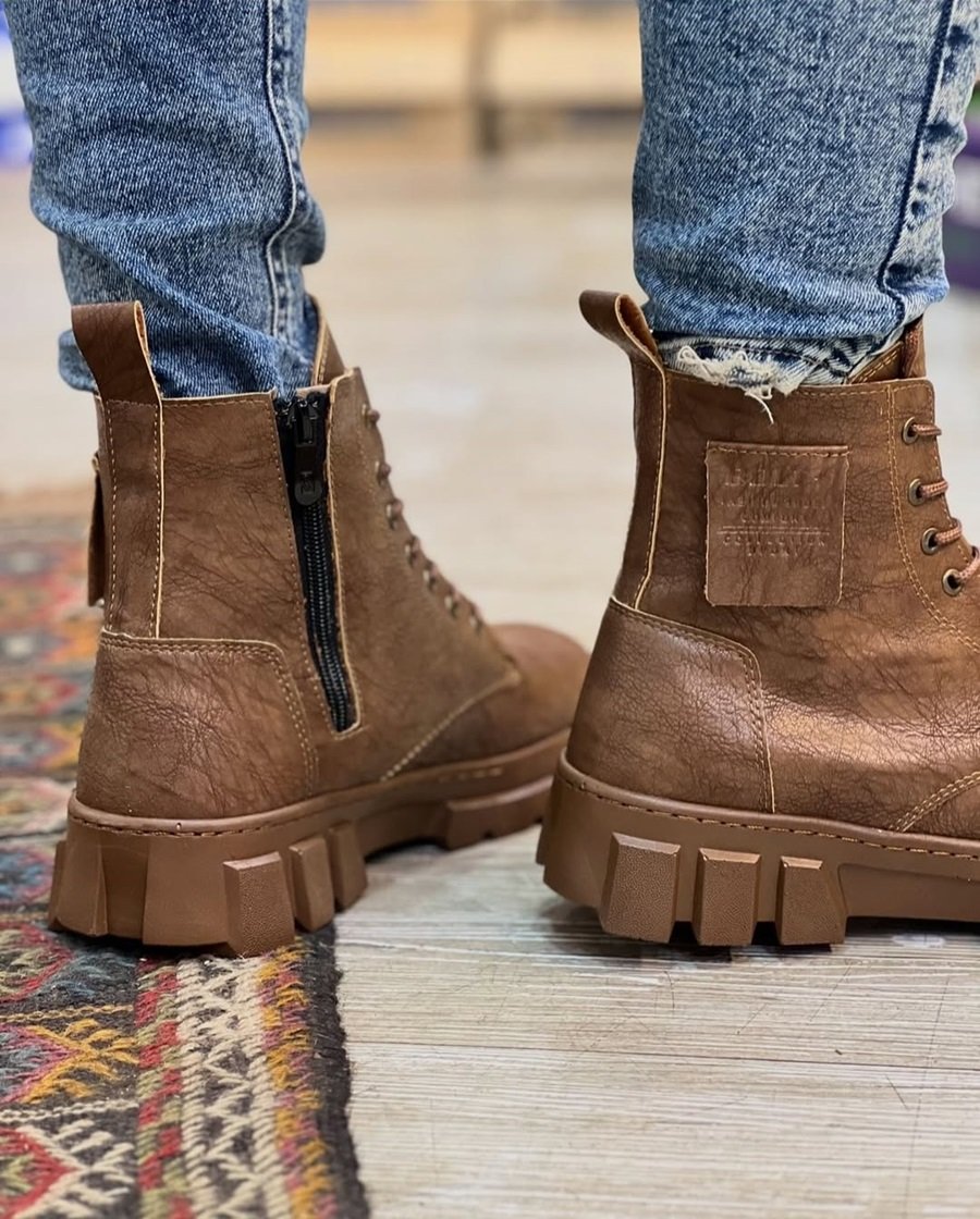 Men's High-top Fleece-lined Outdoor Casual Martin Boots