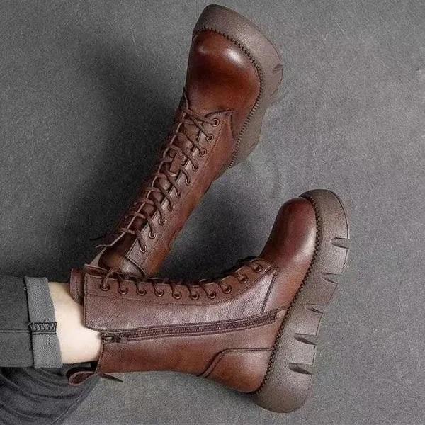 Women's Retro High Top Martin Boots