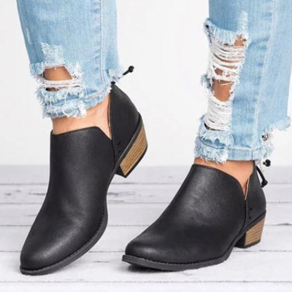 Women'S Chunky Heel Ankle Boots