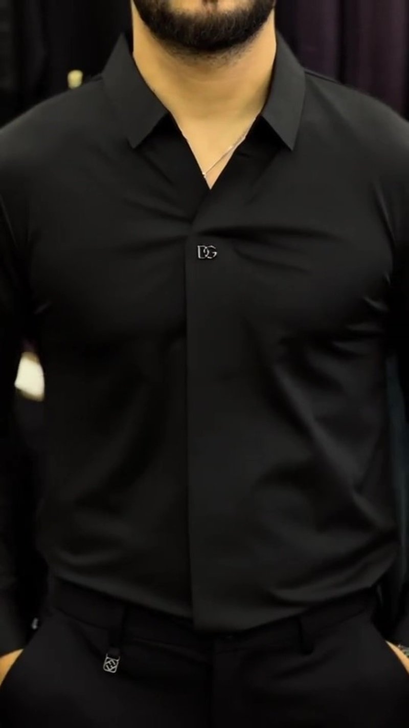 Men's Business Cotton Long Sleeve Shirt