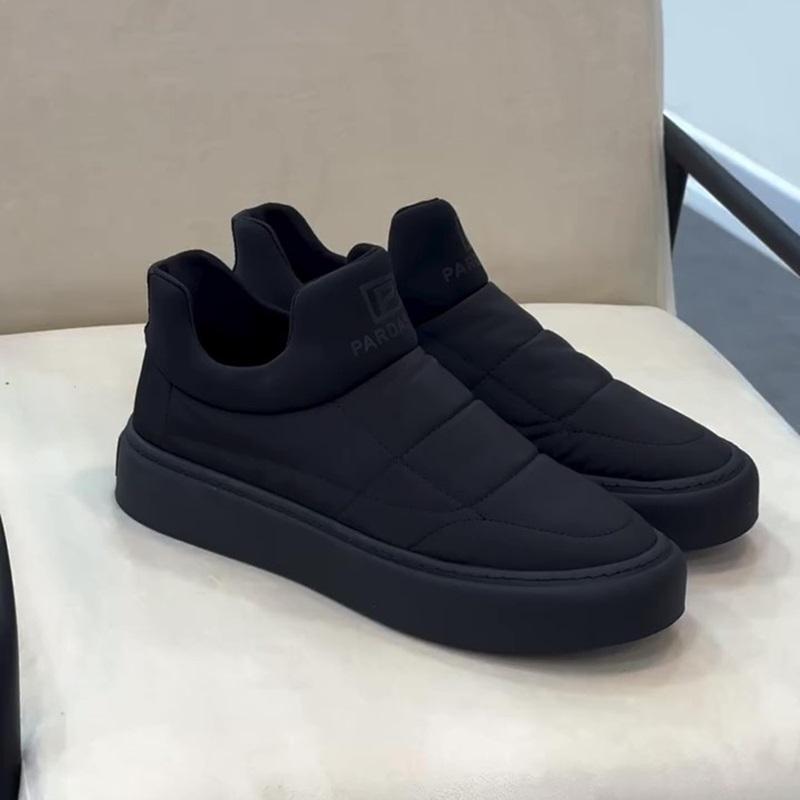 Men's Winter Fur Lined High-Top Sneakers