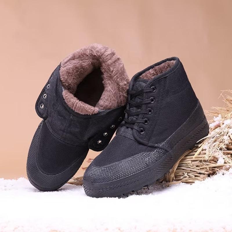 Men's Winter Cold-proof Fleece-lined Thickened High-top Cotton Boots