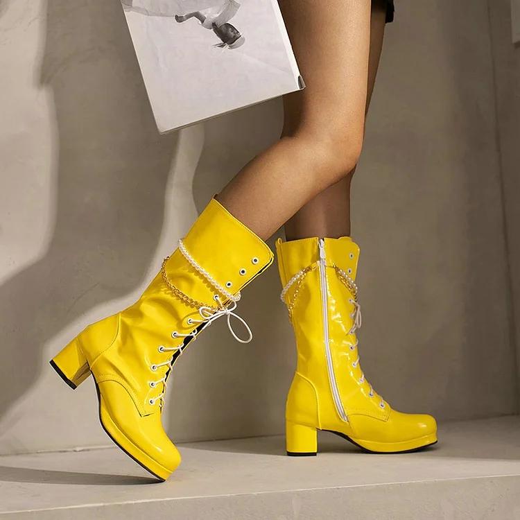 Autumn Pu Plain Casual Chelsea Boots