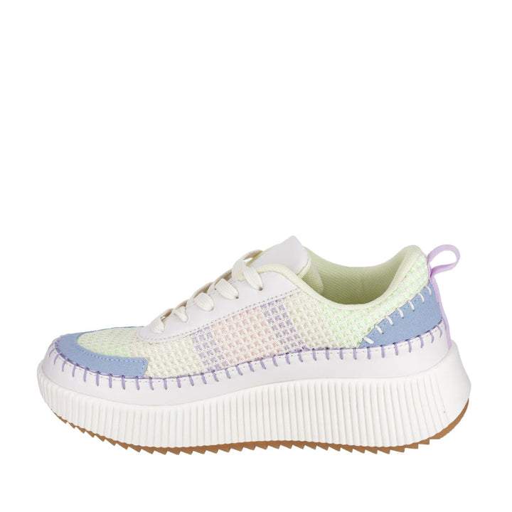 Knit Multi Color Platform Sneakers