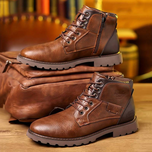 Men's Pure Leather Ankle Boots