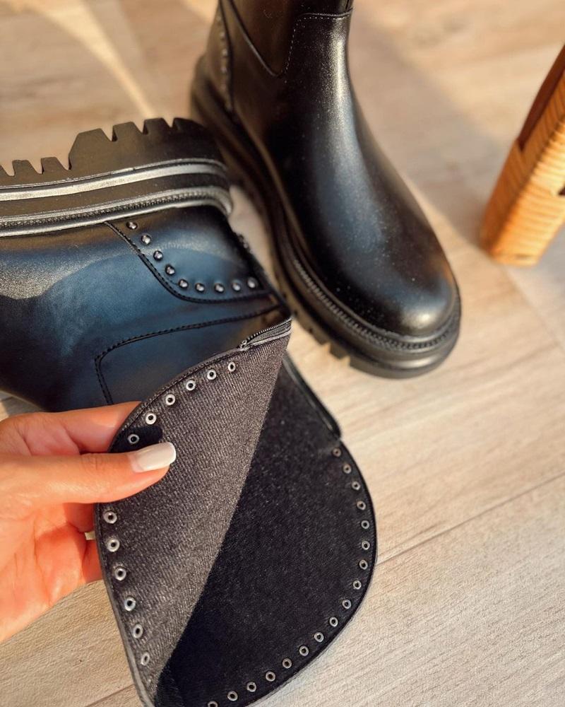 Hip Chelsea Black Boots