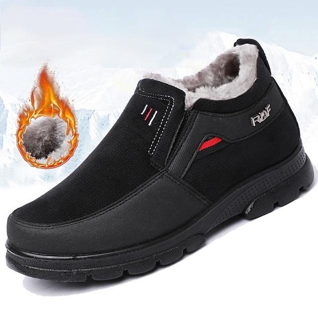 Men's Fur-lined Thermal Booster Winter Boots