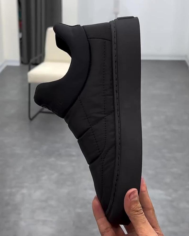 Men's Winter Fur Lined High-Top Sneakers
