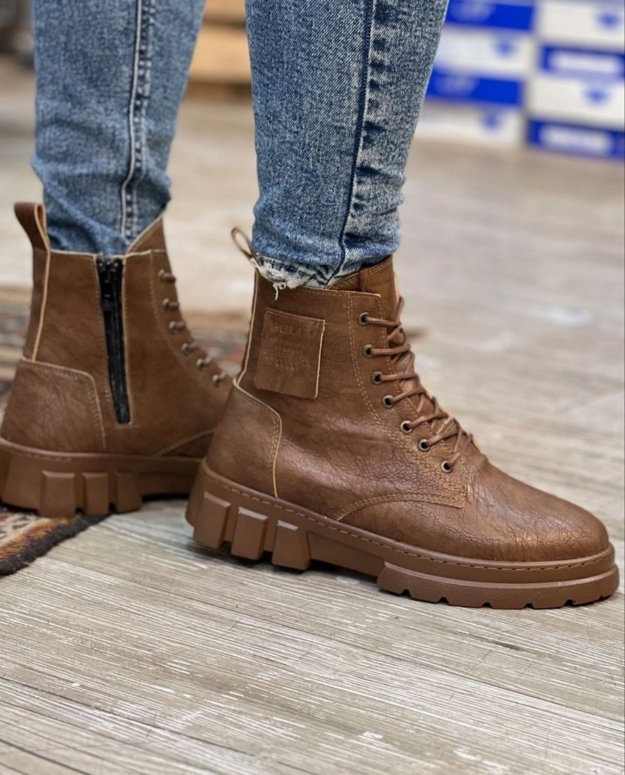 Men's High-top Fleece-lined Outdoor Casual Martin Boots