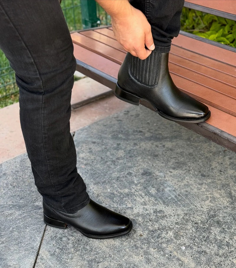 2025 Men's Western Cowboy Ankle Boots