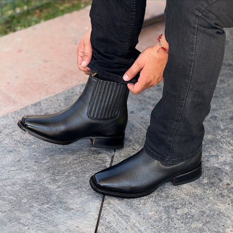 2025 Men's Western Cowboy Ankle Boots