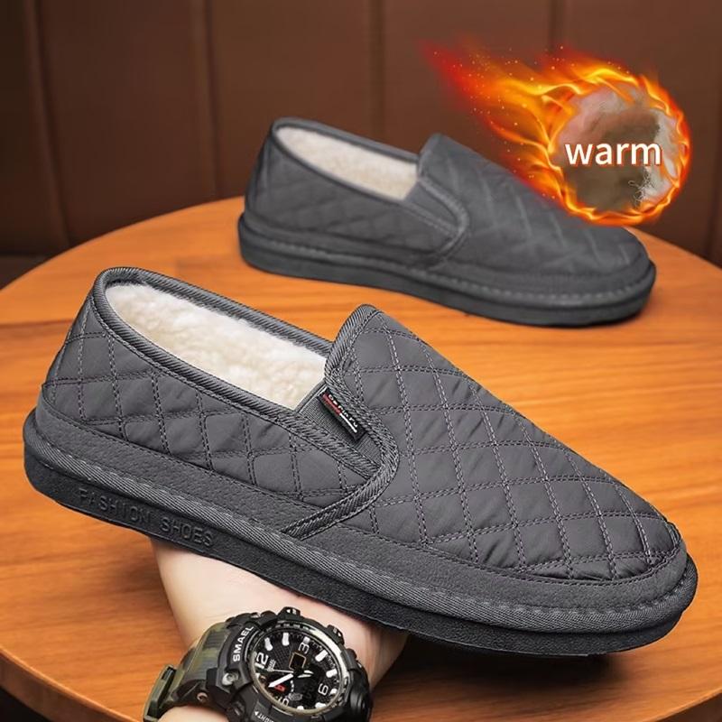 Men's Winter Velvet Padded Warm Cotton Shoes