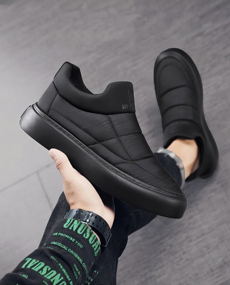 Men's Winter Fur Lined High-Top Sneakers