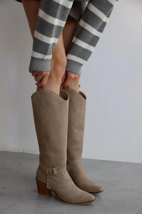 Lopez Women's Boots And Boots With Snap-on Detail