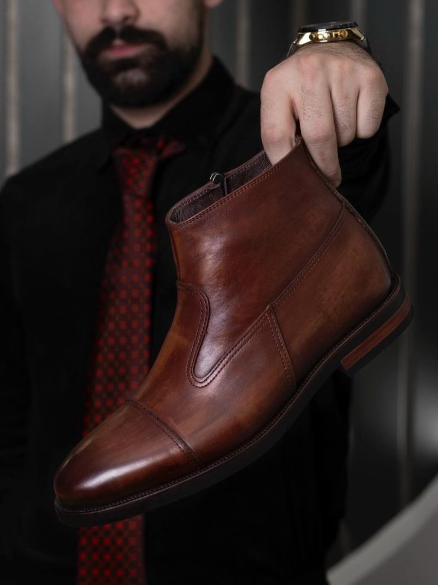 Men's Cowhide Chelsea Boots