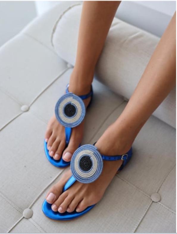 Arden Stone Detailed Women's Flip-Flops Sandals