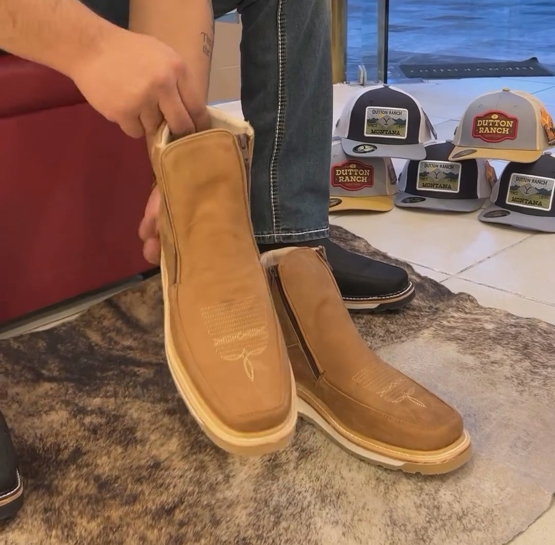 Vintage Carved Brock Boots